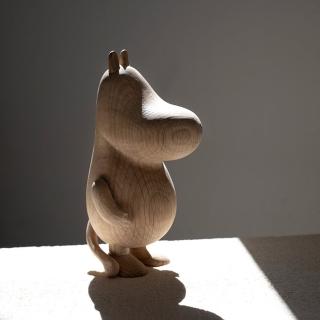 【WUZ 屋子】丹麥 Boyhood 姆明造型橡木擺飾(24cm)