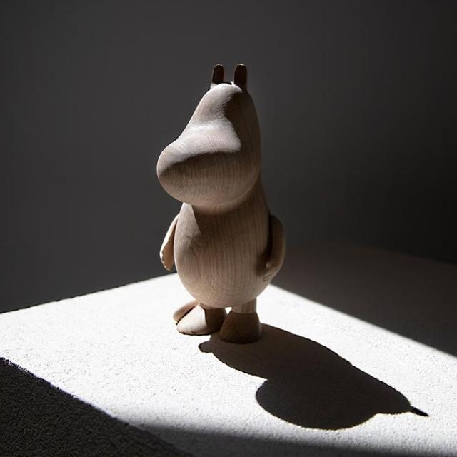【WUZ 屋子】丹麥 Boyhood 姆明造型橡木擺飾(15cm)