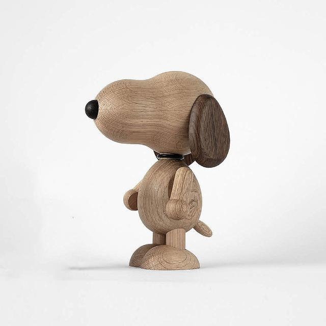 【WUZ 屋子】丹麥 Boyhood 史努比造型橡木擺飾(7cm)