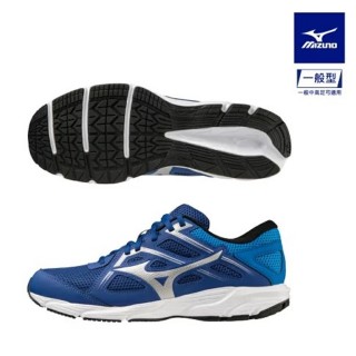 【MIZUNO 美津濃】MIZUNO SPARK 8 男鞋 一般型 慢跑鞋 藍銀(K1GA230352)