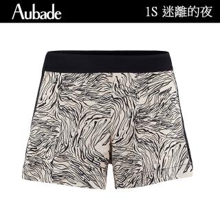 【Aubade】迷離的夜蠶絲短褲 性感睡衣 女睡衣 法國進口居家服-1S(動物紋)