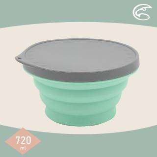 【ADISI】隨身折疊碗 AS23081(矽膠碗 隔熱墊 砧板 菜盤 食物容器)