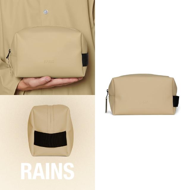 【RAINS官方直營】Wash Bag Small 防水小型盥洗包(Sand 駝沙色)