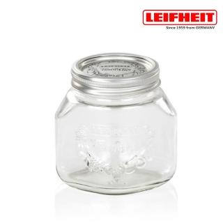 【LEIFHEIT萊夫海特】廣口玻璃密封罐2入(中 0.75Lx2)