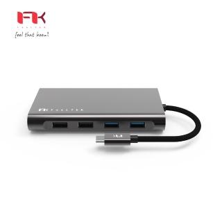 【Feeltek】Mega-Dock 11合1 USB-C 多功能集線器(擴充投影 傳輸充電)