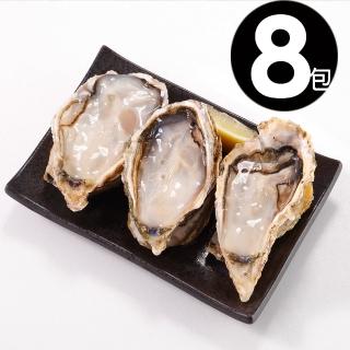 【華得水產】日本特大生食生蠔8包(500g 約2-3粒/包)