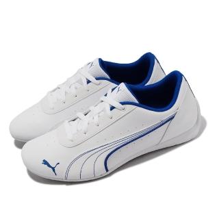 【PUMA】賽車鞋 Neo Cat Unlicensed 白 寶藍 男鞋 皮革 休閒鞋(388255-03)