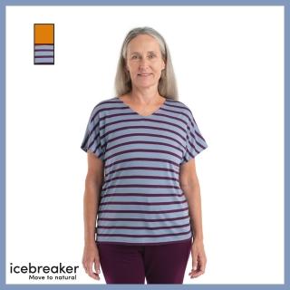 【Icebreaker】女 Drayden Cool-Lite 雙面穿圓領短袖上衣-JN150(底層衣/排汗衣/美麗諾羊毛衣/機能衣)