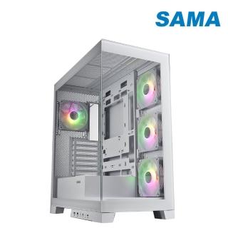 【SAMA 先馬】大境界 ATX 電腦機殼(白色)