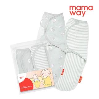 【mamaway 媽媽餵】蠶寶寶包巾組 2入(刺蝟寶寶)