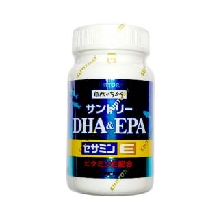 即期品【Suntory 三得利】魚油DHA&EPA+芝麻明E 120顆/瓶(效期至2024.9.30)
