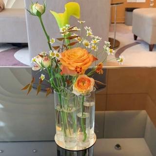 【JEN】透明玻璃試管花瓶高12cm(平韻節拍)