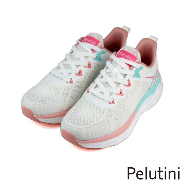 【Pelutini】漸層撞色透氣休閒鞋 粉藍色(336003W-WH)