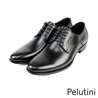 【Pelutini】經典素面綁帶比鞋 黑色(PE17271-BL)