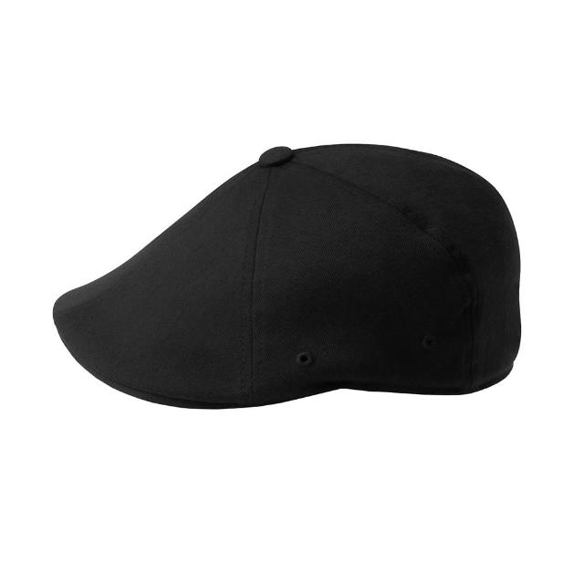 【KANGOL】504 WOOL FLEXFIT 鴨舌帽(黑色)