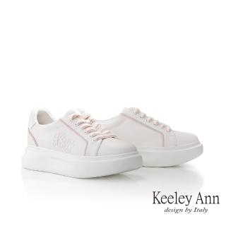 【Keeley Ann】圖騰平底休閒鞋(粉紅色376577156-Ann系列)