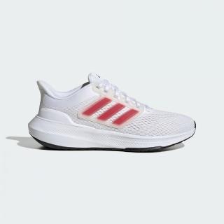 【adidas 愛迪達】Ultrabounce 慢跑鞋 女鞋 白紅 緩震 運動鞋 路跑(ID2243 ∞)