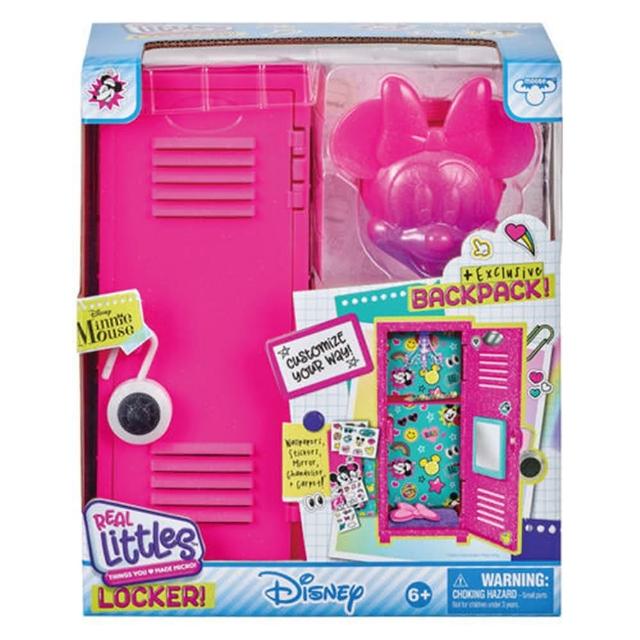 【Disney 迪士尼】Real Littles 迪士尼置物櫃- 隨機發貨