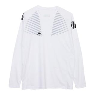 【KAPPA】KAPPA 義大利 吸濕排汗 中性長袖衫(白 351R2WW001)