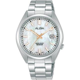 【ALBA】Active 珍珠貝錶盤石英女錶(AG8M47X1／VJ32-X327S)