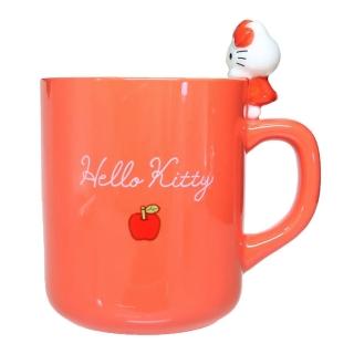 【SANRIO 三麗鷗】杯緣子造型陶瓷馬克杯 Hello Kitty(餐具雜貨)