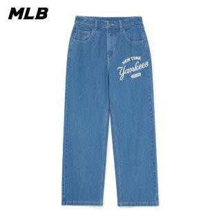 【MLB】女版丹寧牛仔褲 紐約洋基隊(3FDPR0134-50INS)
