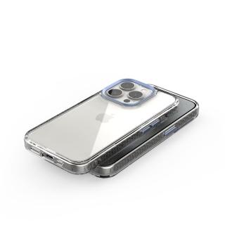 【PureGear普格爾】iPhone 15系列Slim Shell Plus 冰鑽防摔減壓保護殼(藍)