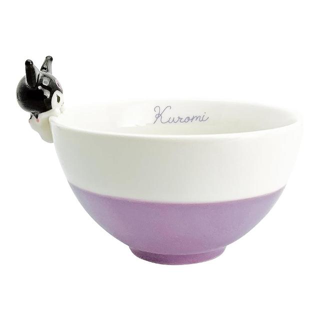 【SANRIO 三麗鷗】杯緣子造型陶瓷飯碗 酷洛米(餐具雜貨)