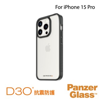 【PanzerGlass】iPhone 15 Pro 6.1吋 ClearCase 能量吸收材料D3O漾玻防摔殼(D3O奈米抗震防護)