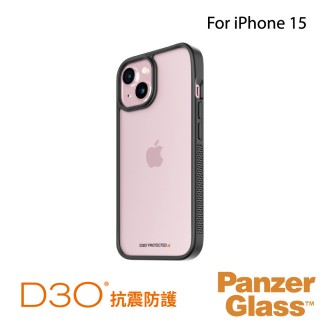 【PanzerGlass】iPhone 15 6.1吋 ClearCase 能量吸收材料D3O漾玻防摔殼(D3O奈米抗震防護)