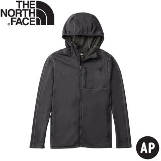 【The North Face】男 刷毛保暖外套 AP《深灰》5JZA/刷毛外套/連帽外套/休閒外套(悠遊山水)