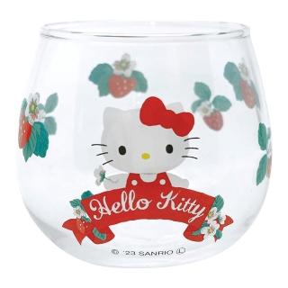 【SANRIO 三麗鷗】不倒翁玻璃杯 Hello Kitty(餐具雜貨)