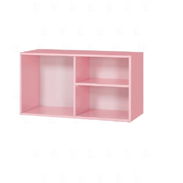【艾蜜莉的家】2.7尺塑鋼粉紅色置物櫃 收納櫃 資料櫃(免組裝)