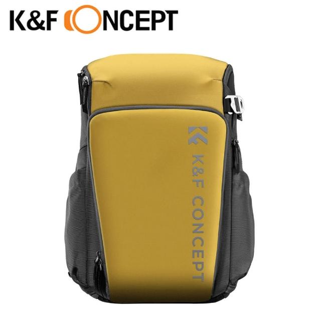 【K&F Concept】ALPHA 攝影師系列 25L 大容量專業攝影單眼相機後背包 黃色(KF13.128)