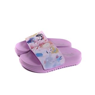 【Disney 迪士尼】Disney 迪士尼 公主系列 戶外拖鞋 中童 童鞋 粉紫色 D323608 no113
