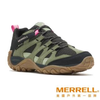 【MERRELL】ALVERSTONE GORE-TEX 防水戶外登山鞋 墨綠 女(ML135210)