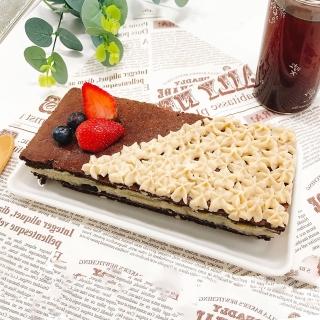 【金門邁全球】生日快樂-水果長條巧克力蛋糕-6吋1顆(271控糖 微澱粉 手工)