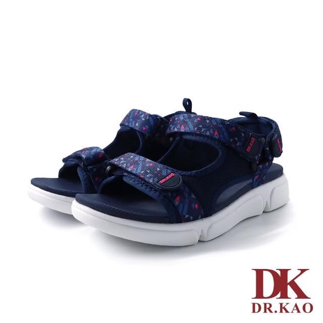 【DK 高博士】幾何輕休閒涼鞋 75-3320-70 藍色