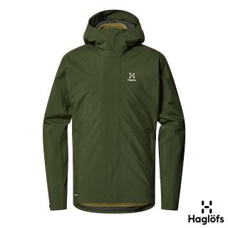 【Haglofs】男 Gran 兩件式防水刷毛保暖外套(海草綠/橄欖綠)