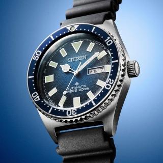 【CITIZEN 星辰】PROMASTER 200米潛水機械錶 男錶 腕錶 手錶(NY0129-07L 慶端午/指針手錶/包粽)
