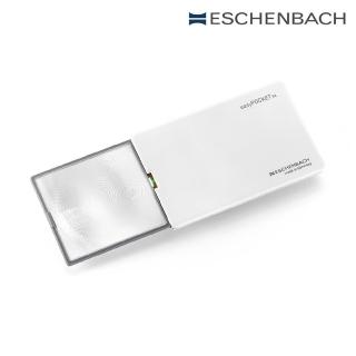 【Eschenbach】easyPOCKET 6x/24D/50x45mm 德國製LED攜帶型非球面放大鏡 天使白(152133)