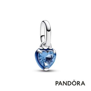 【Pandora 官方直營】Pandora ME 藍色愛心迷你吊飾