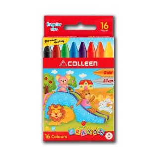【COLLEEN】可力油性蠟筆 16色 / 盒 CCY-16