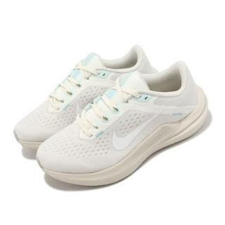【NIKE 耐吉】慢跑鞋 Wmns Air Winflo 10 女鞋 米白 白 藍 緩震 運動鞋(FQ6872-011)