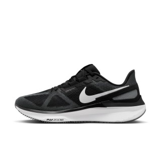 【NIKE 耐吉】慢跑鞋 運動鞋 AIR ZOOM STRUCTURE 25 男鞋 黑 白 緩震(DJ7883-002)
