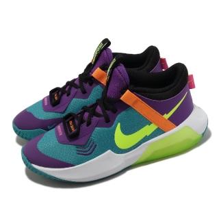 【NIKE 耐吉】籃球鞋 Air Zoom Crossover GS 大童鞋 女鞋 藍 綠 紫 氣墊 緩震 運動鞋(DC5216-301)