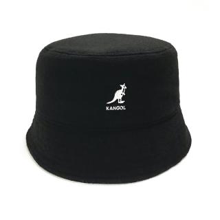 【KANGOL】WOOL BIN 盆帽(黑色)