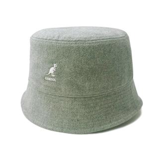 【KANGOL】WOOL BIN 盆帽(灰色)