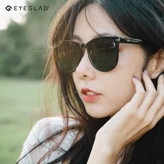 【EYEGLAD】SunFold 輕量化折疊太陽眼鏡｜曜石黑(灰片 / UV400 墨鏡)