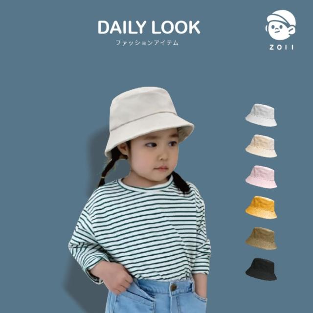 【ZOII 佐壹】兒童版素面漁夫帽(素面漁夫帽 漁夫帽 親子版漁夫帽 #110003)